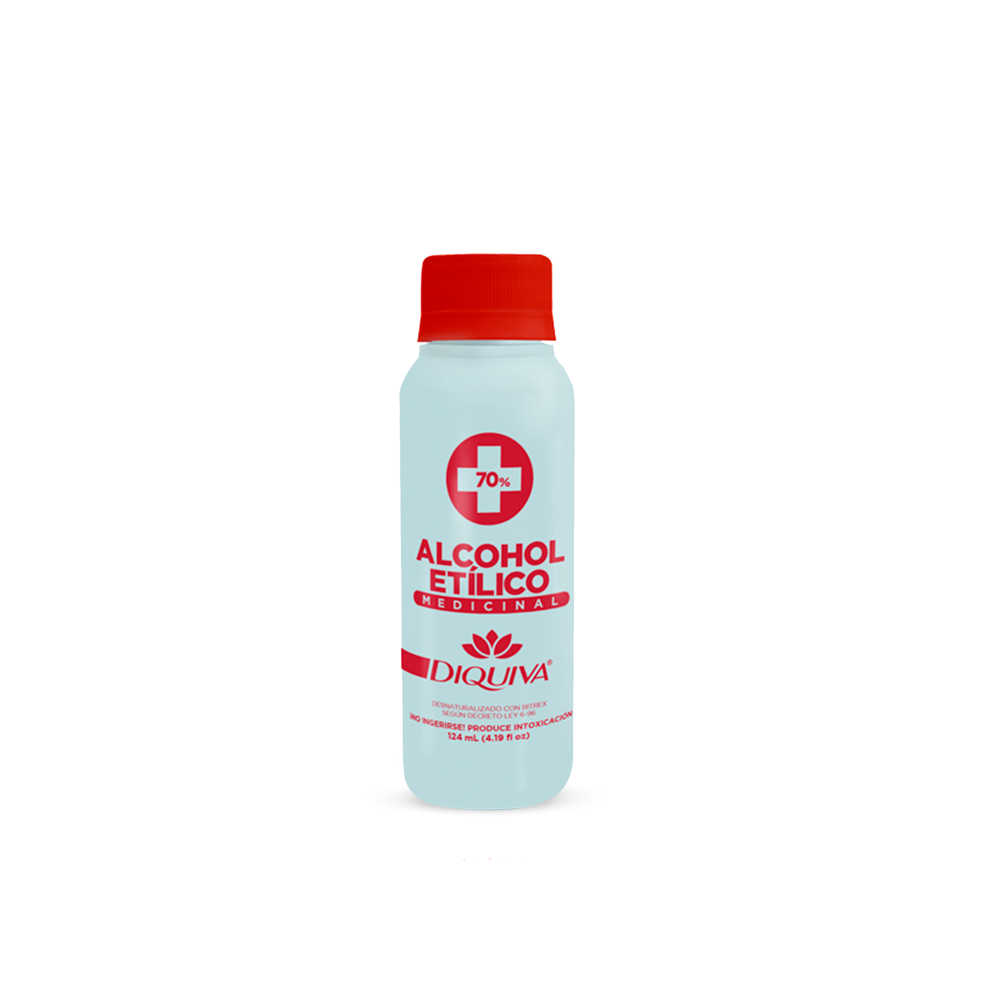 44 Nubeh Spray Desinfectante (Alcohol al 70%) 4 Oz. (Caja 24 Uds
